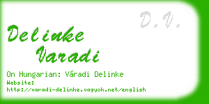 delinke varadi business card