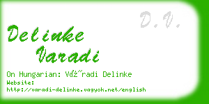 delinke varadi business card